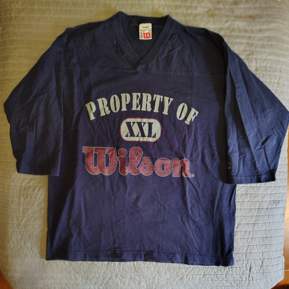 Bundle - 2 Vintage 90s Wilson Athletic Jersey's 100%Cotton